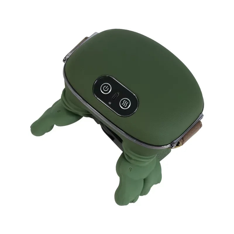 Electric Neck Massager Pillow Muscle Deep Tissue Kneading Neck Massager Shiatsu Neck and Shoulder Massager with Heat